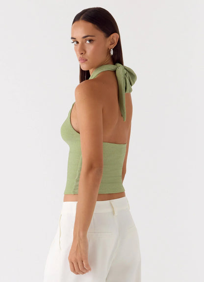 Amber Light Top Sage