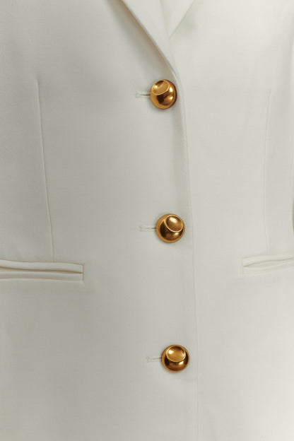 Bellamy Cinched Blazer Ivory