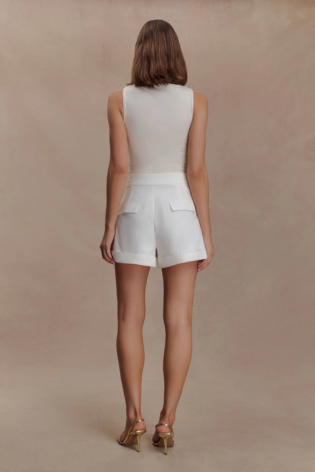 Aldea Cotton Shorts White