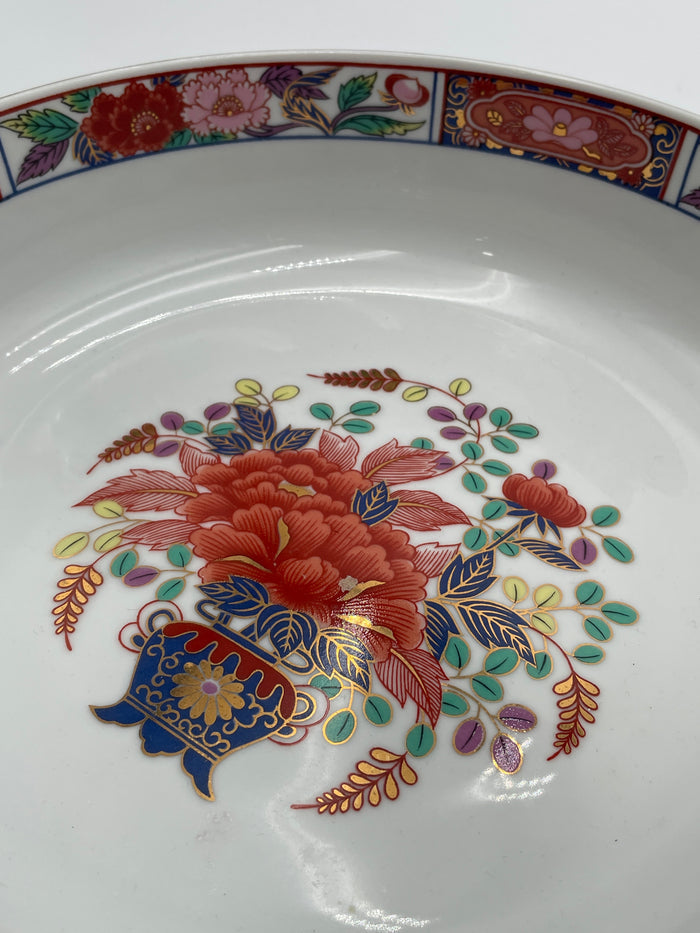 DECORATIVE BOWL ASIAN FLOWER DESIGN