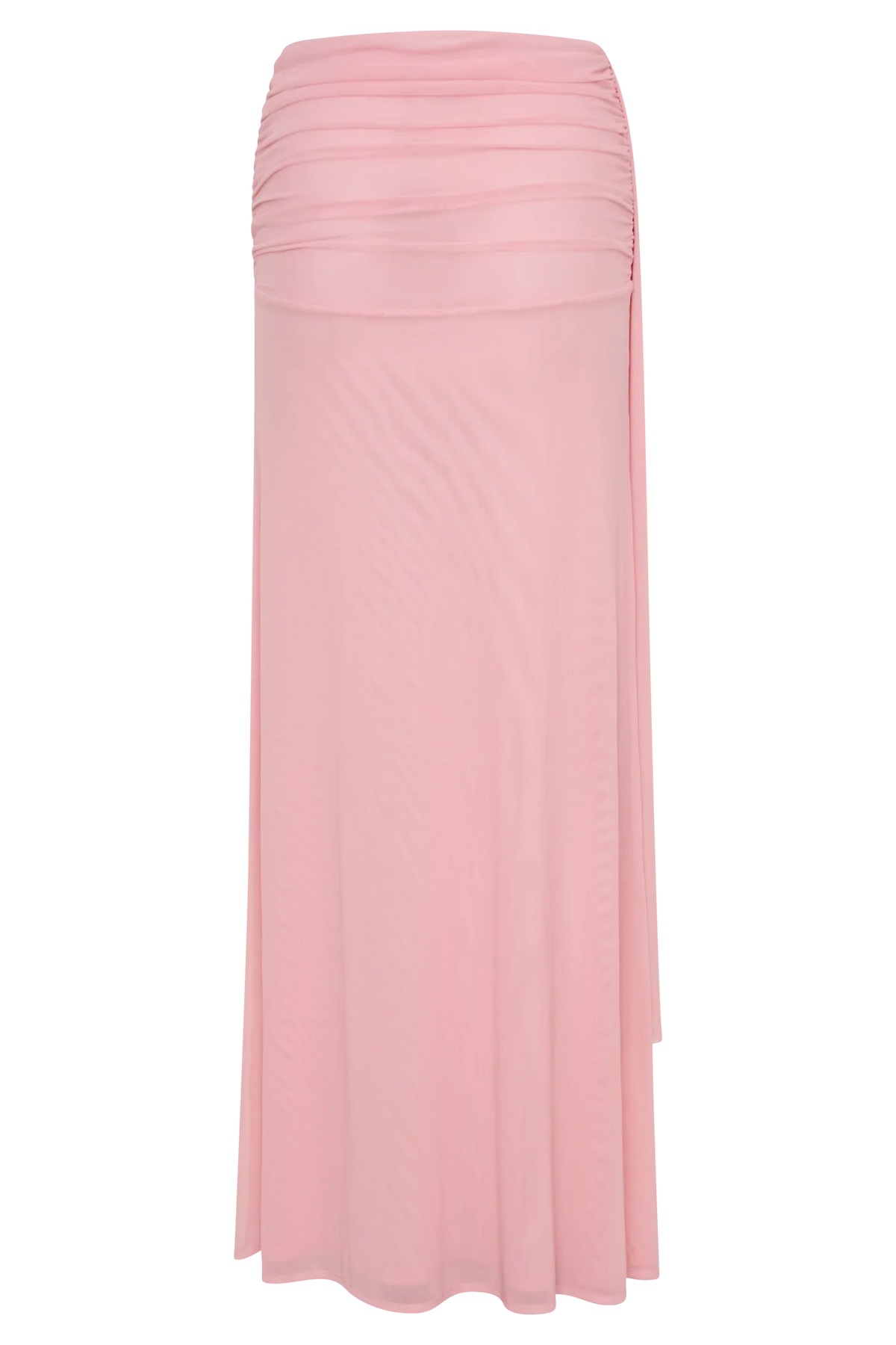 Arna Mesh Maxi Skirt Candy Pink