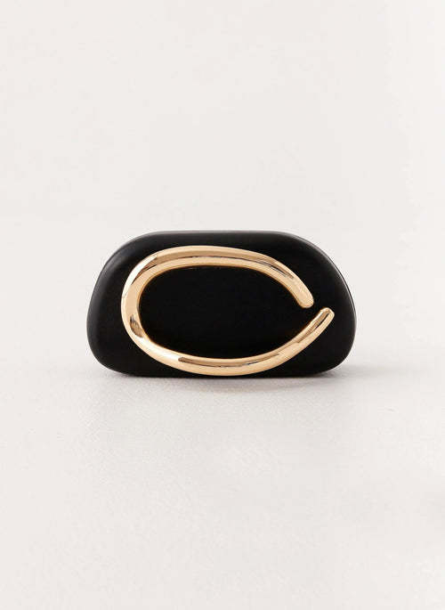Avenna Clutch Bag Black