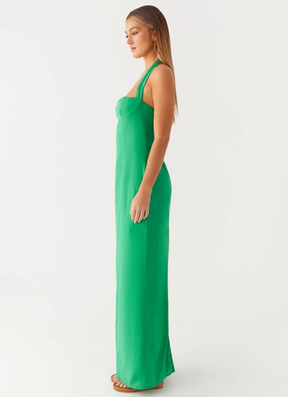Allyse Cotton Maxi Dress Cactus