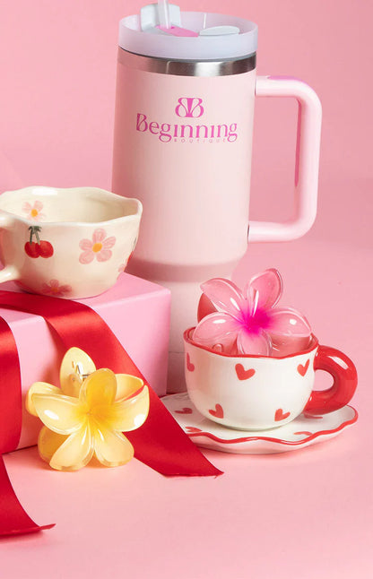 Adore Red Heart Mug Set