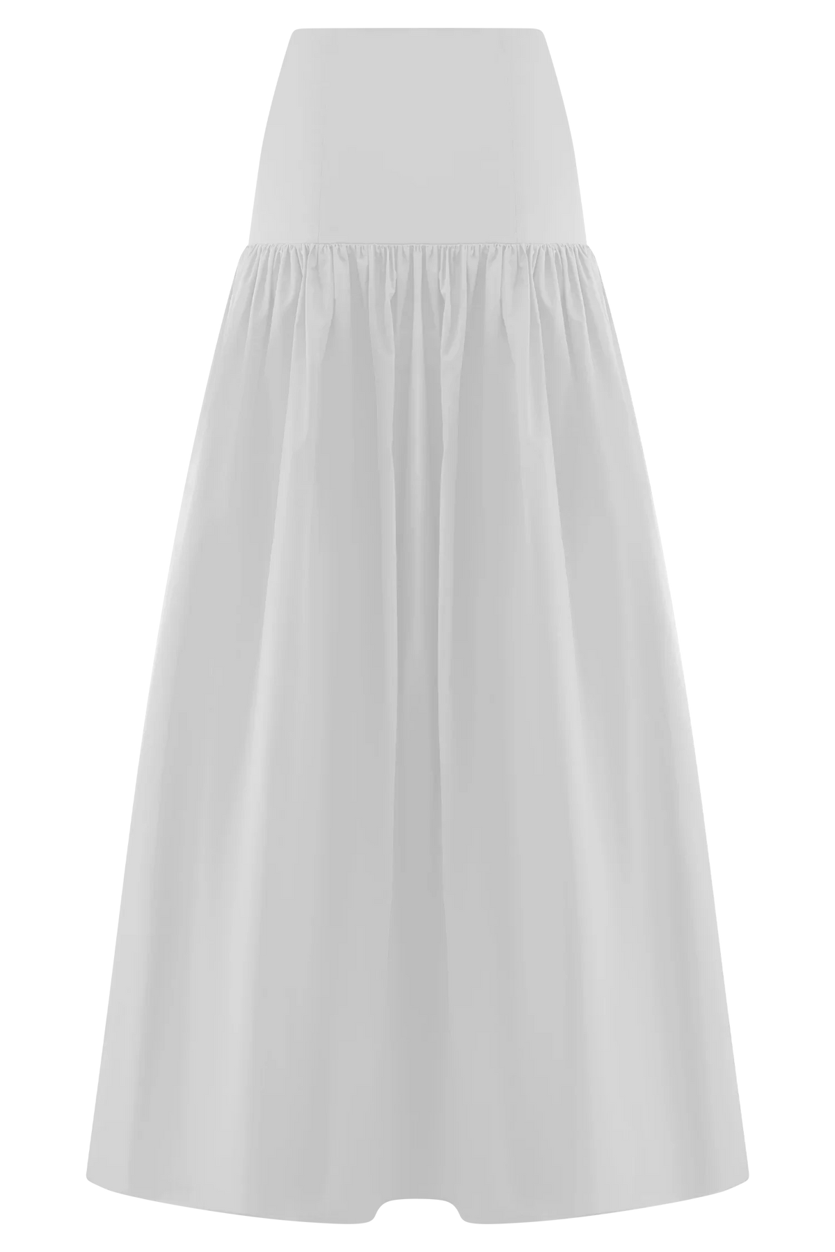 Autumn Maxi Skirt White