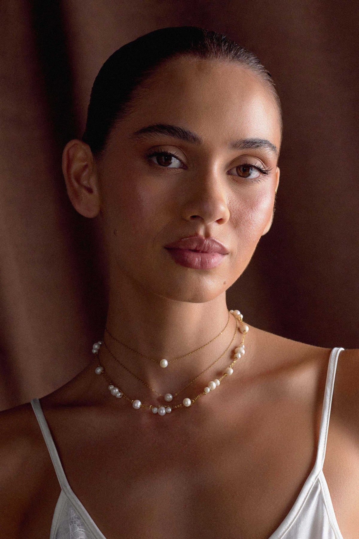 Aryanne Layered Pearl Choker Pearl