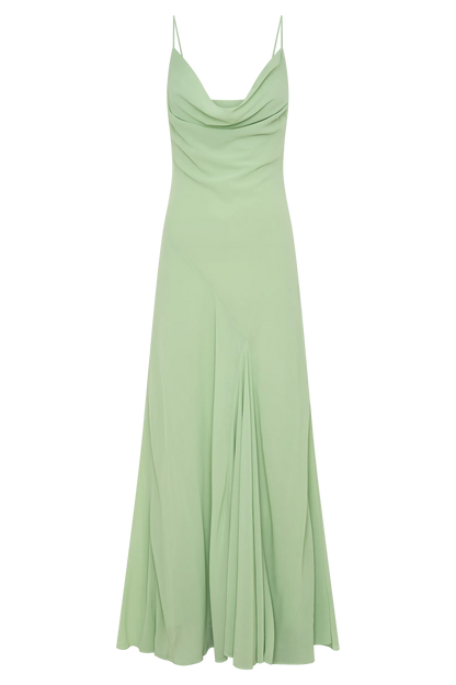 Aurelia Chiffon Maxi Dress Sage