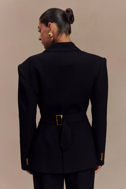 Bellamy Cinched Blazer Black