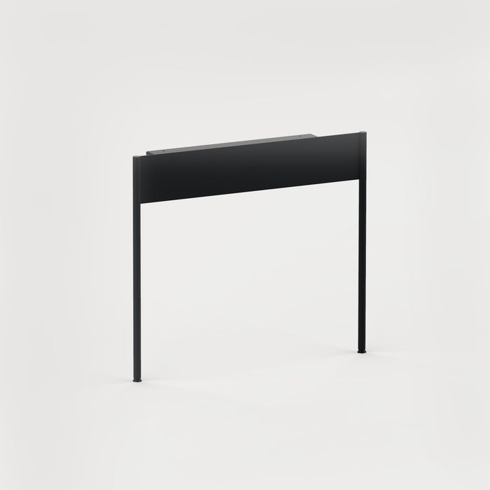 Noir Graphite / Pied de bureau