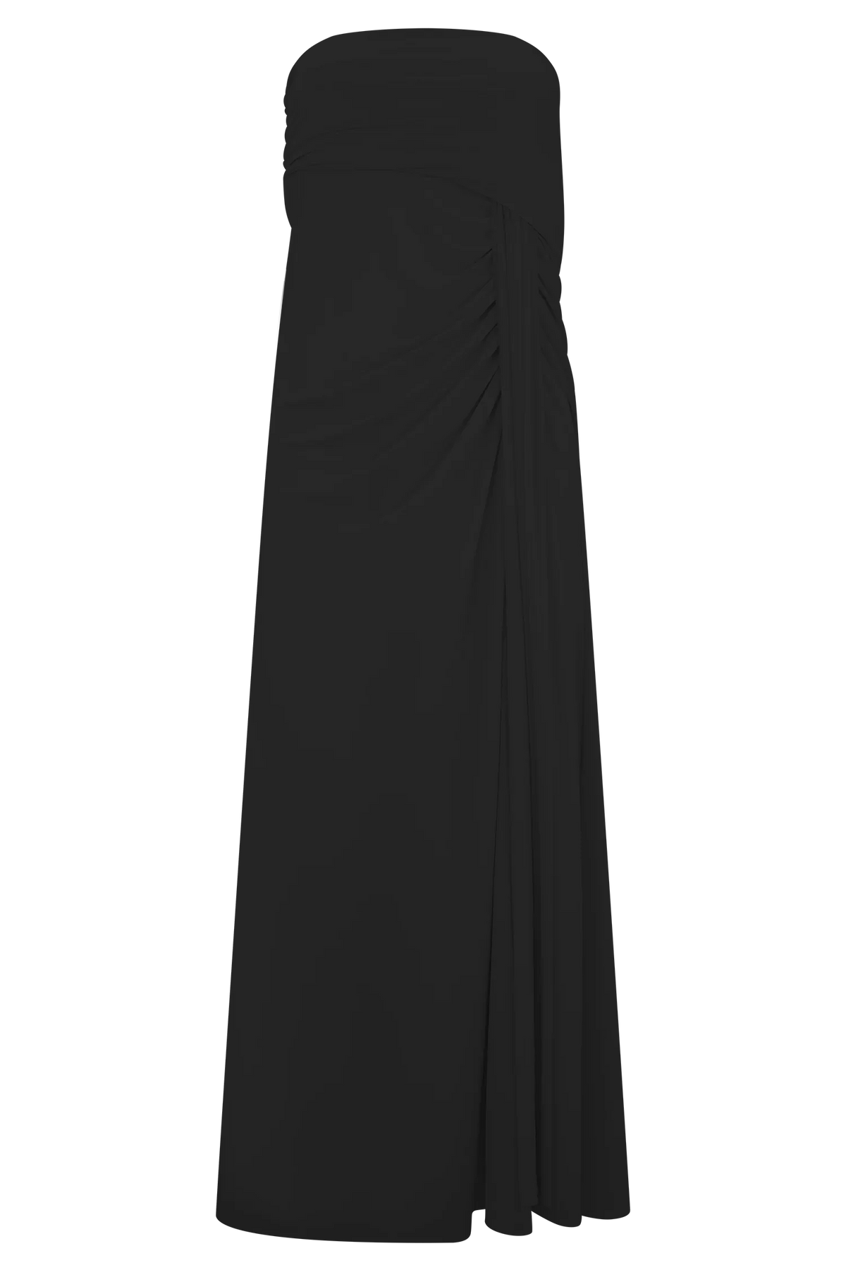 Calandra Slinky Maxi Skirt Black