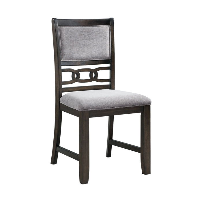 Elements International Amherst Dark dining chair