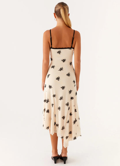 Amelia Midi Dress Nude