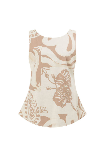 Emani Top - Paisley Sunset