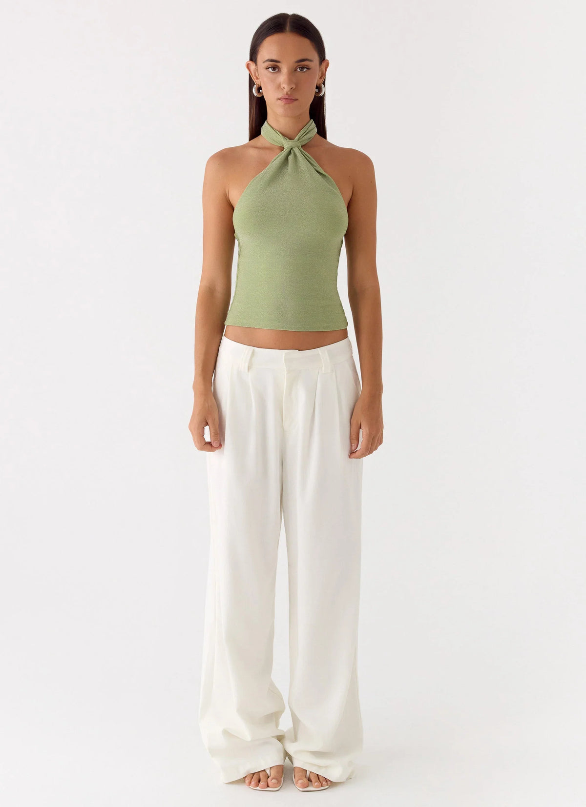 Amber Light Top Sage