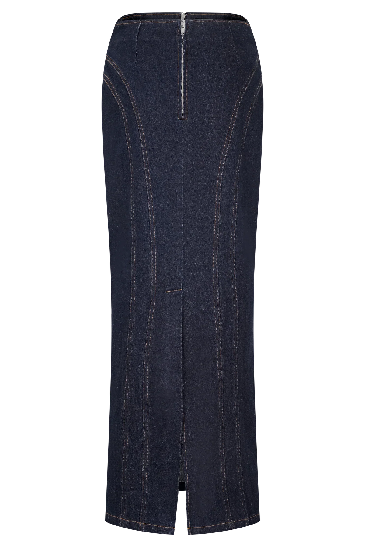 Alma Denim Maxi Skirt Indigo Blue