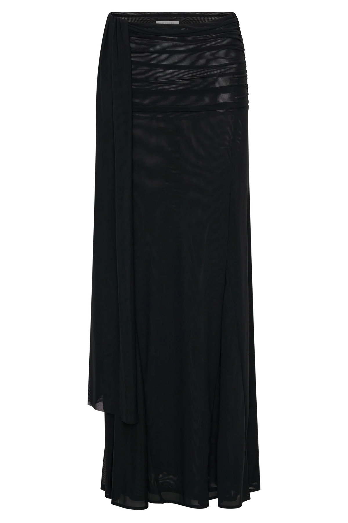 Arna Mesh Maxi Skirt Black
