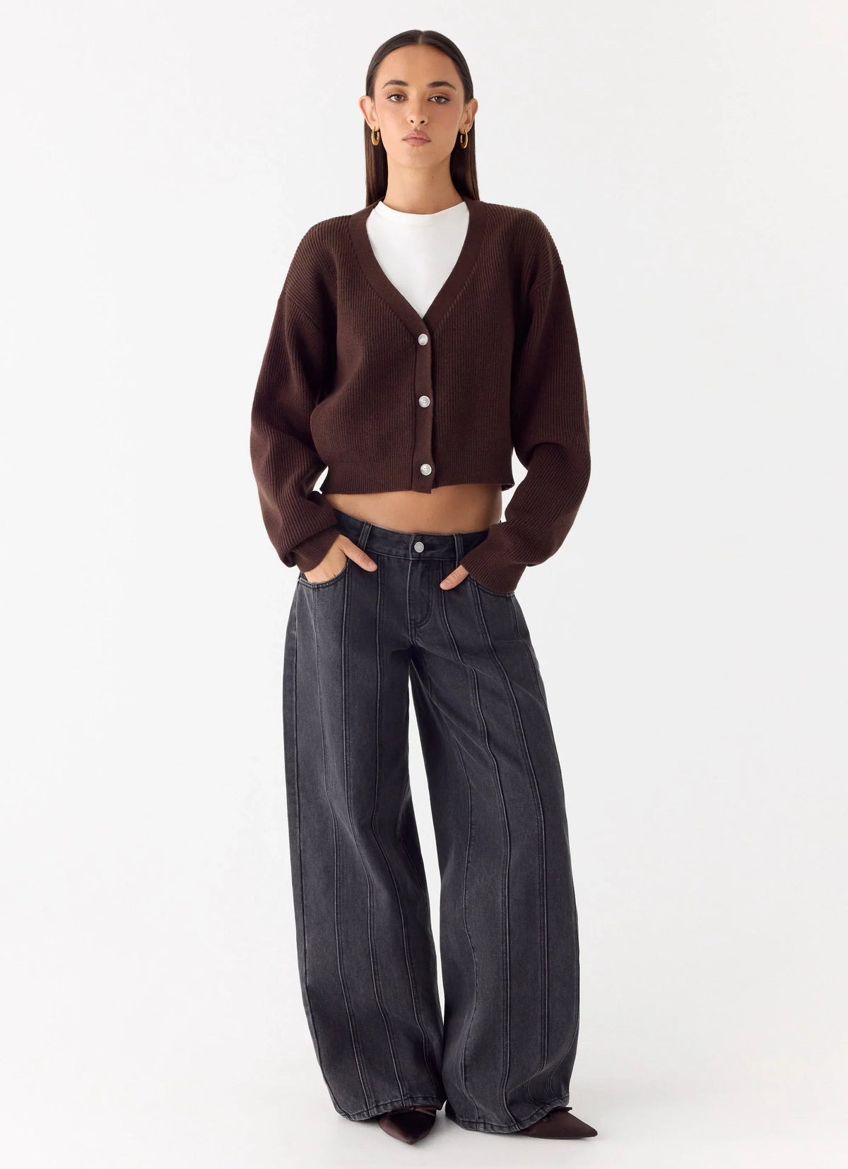 Ashby Knit Sweater Chocolate