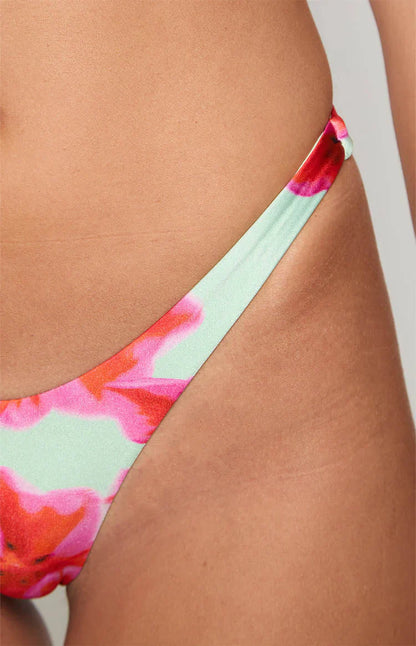 90 Swim Green Floral Bahamas Bikini Bottoms