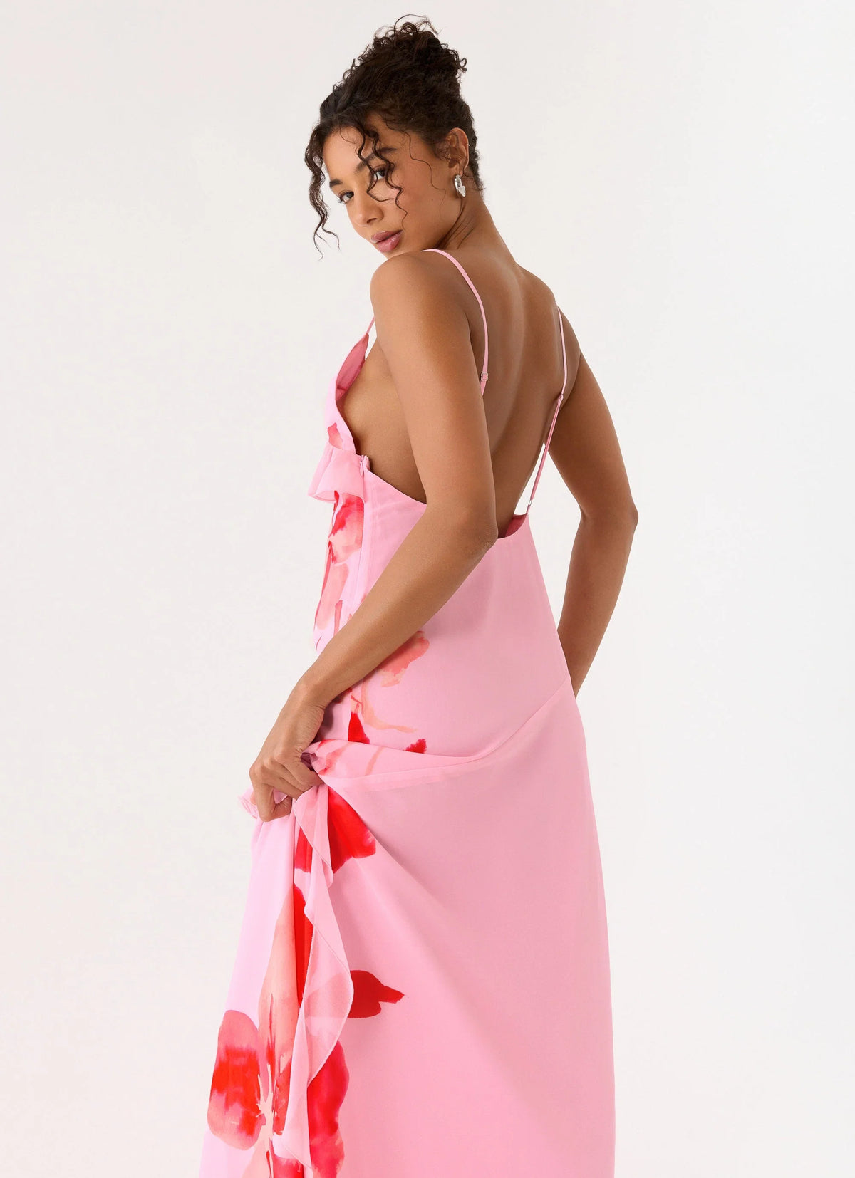 Ayesha Maxi Dress Pink Petal