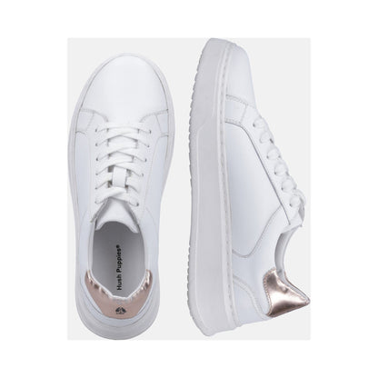 Hush Puppies Camille Lace Cupsole - White
