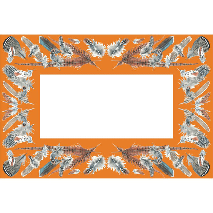 Orange Feather