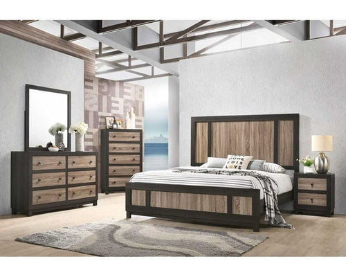 Lifestyle Furniture C8118A Brown & Black collection room setting; this listing is the mirror
