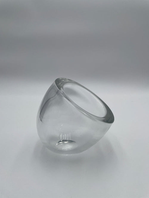 MURANO ALFREDO BARBINI VASE SLANTED ROUND