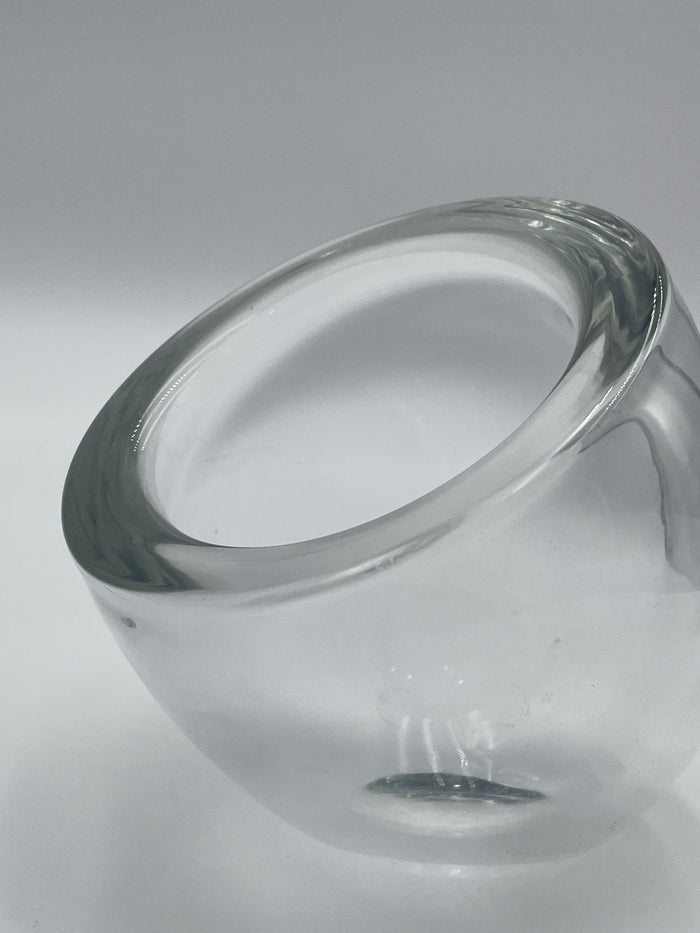 MURANO ALFREDO BARBINI VASE SLANTED ROUND