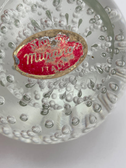 MURANO SPHERE GLASS PAPERWEIGHT