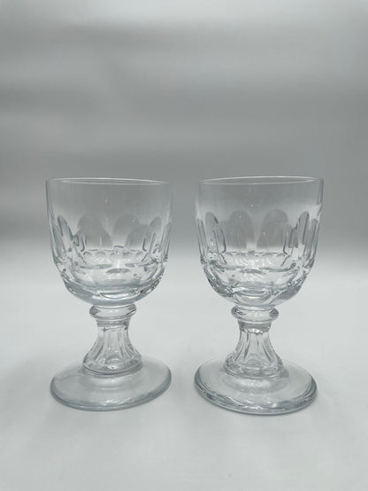 PAIR OF WILLIAM YEOWARD CRYSTAL GOBLETS