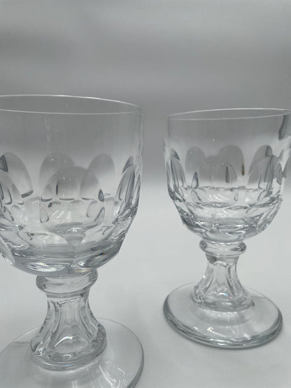 PAIR OF WILLIAM YEOWARD CRYSTAL GOBLETS