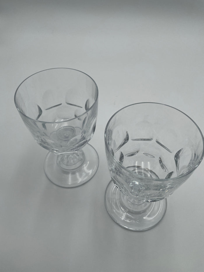PAIR OF WILLIAM YEOWARD CRYSTAL GOBLETS