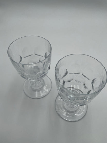 PAIR OF WILLIAM YEOWARD CRYSTAL GOBLETS