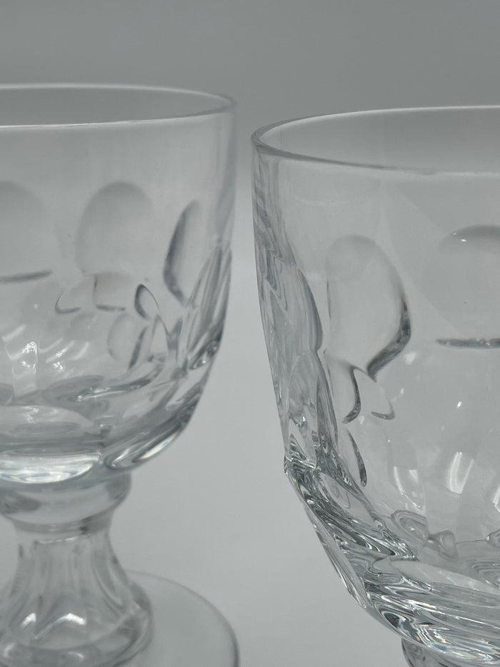 PAIR OF WILLIAM YEOWARD CRYSTAL GOBLETS