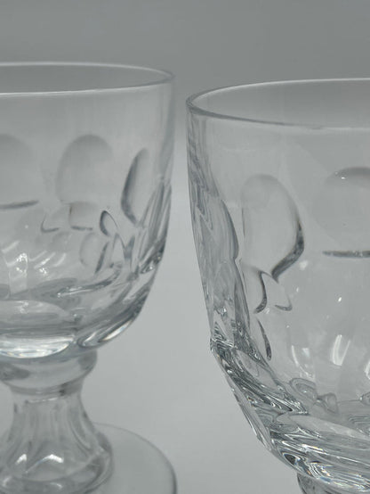 PAIR OF WILLIAM YEOWARD CRYSTAL GOBLETS