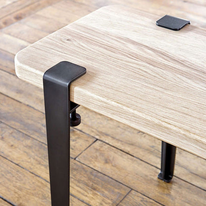 Pied modulable pour banc TIPTOE en acier