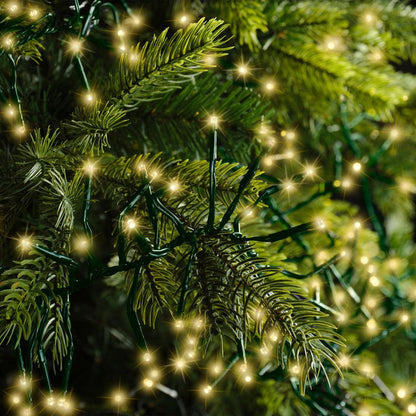 Premier Plug In Christmas Lights (Mains Powered) – Soft Gold LED Cluster String Lights