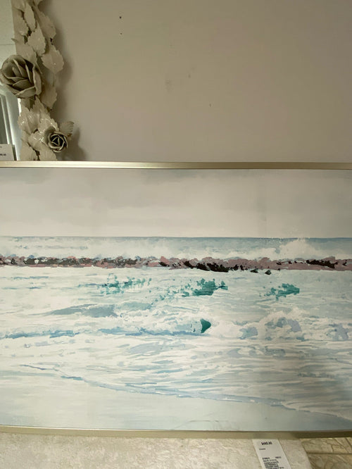 PRINT ON CANVASS ABSTRACT WAVES
