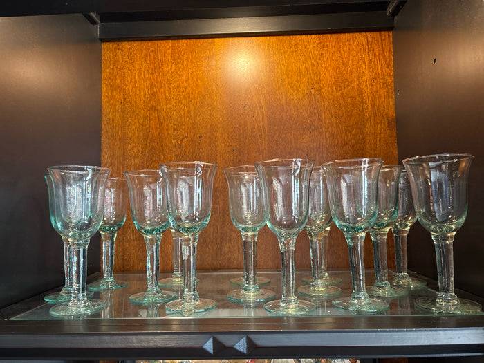 SET OF 15 WINE GOBLETS BY LA MEDITERANIA