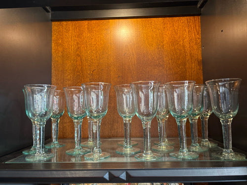 SET OF 15 WINE GOBLETS BY LA MEDITERANIA