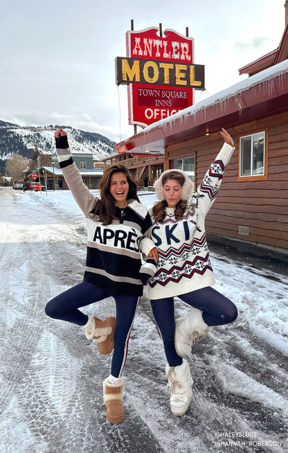 Ski in Sweater ~ Cream Ski Knit