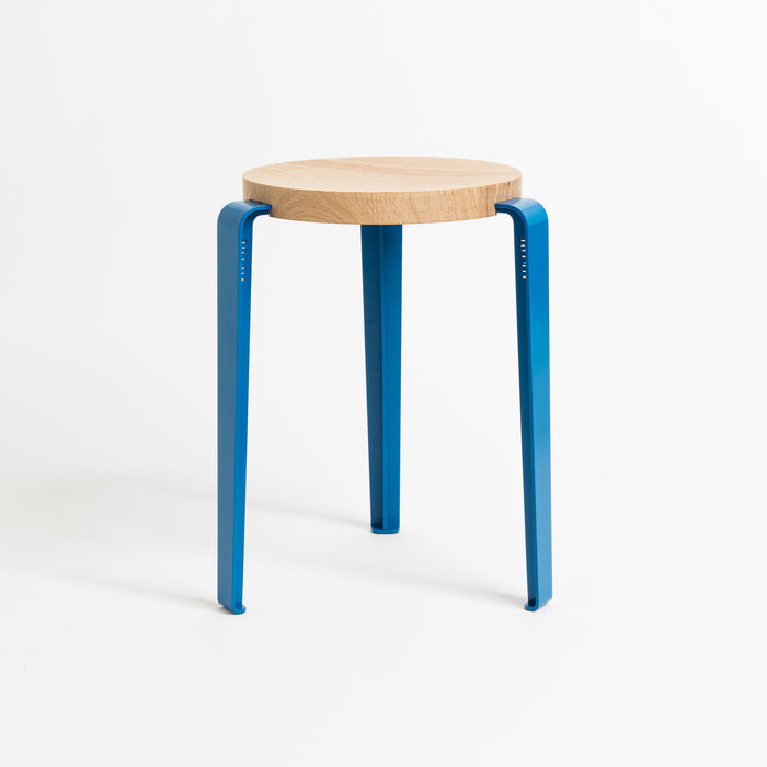 Chêne massif / Bleu Capri