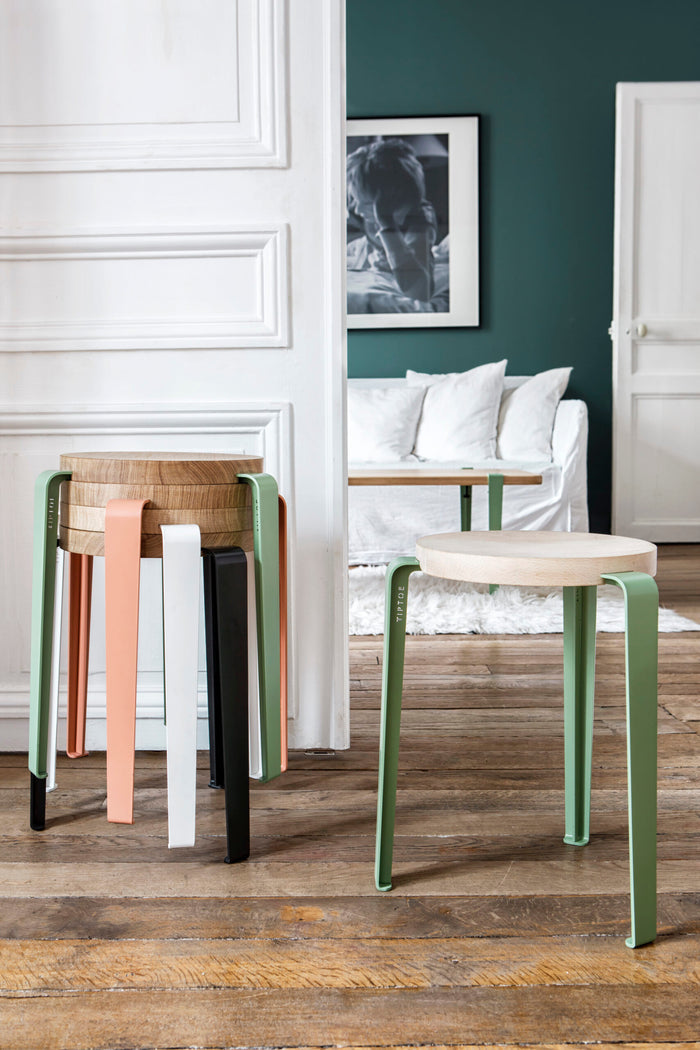 Tabouret LOU - chêne massif