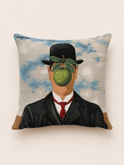 The Great War 1964 Cushion Cover (René Magritte Collection) by jules pansu — view 2 | Amier Home