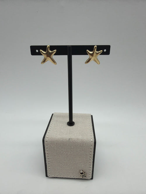UNO DE 50 STAR EARRINGS GOLD