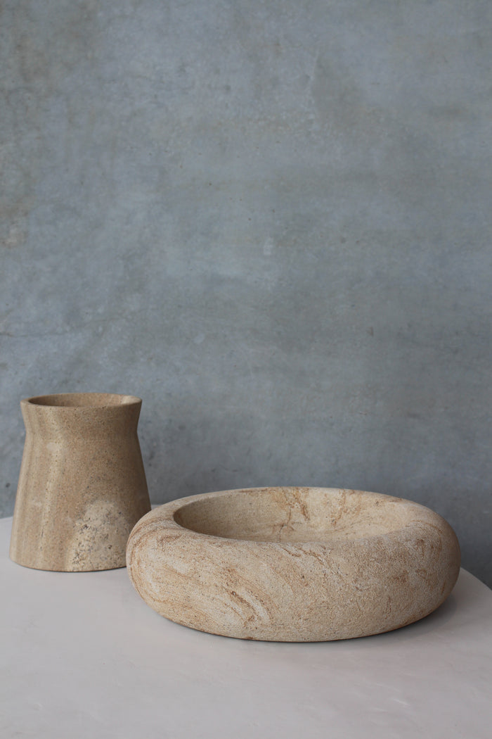 Vase | Woody Sandstone Cita Mulya