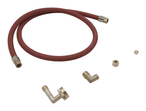 Whirlpool 4-Foot Dishwasher Hose Kit - Reddish-Brown