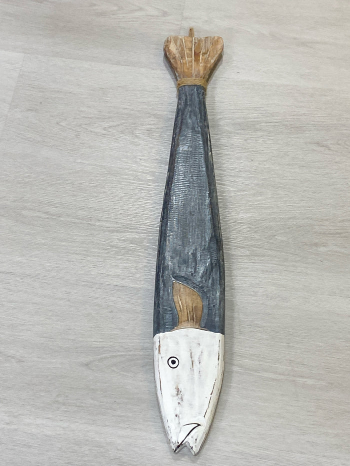 WOOD FISH WALL DECOR