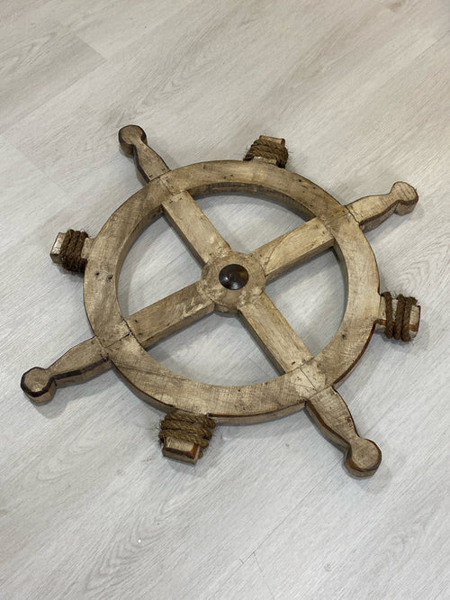 WOOD SHIP WHEEL