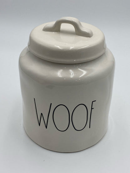 WOOF LIDDED JAR